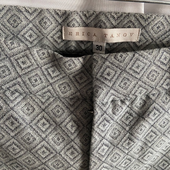 Erica Tanov Hudson Cotton Jacquard Pants - Quartz, 30 - Picture 8 of 11